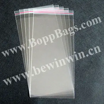 13x27cm 420 pieces /pack clear transparent opp cello Plastic Bags With Adhesive Tape for wholesale or retail & Free shipping