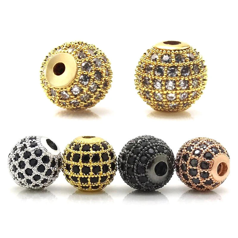 Accessories for bracelet making large hole gold fashion charm bead spacers jewelry making beads wholesale bead suppliers