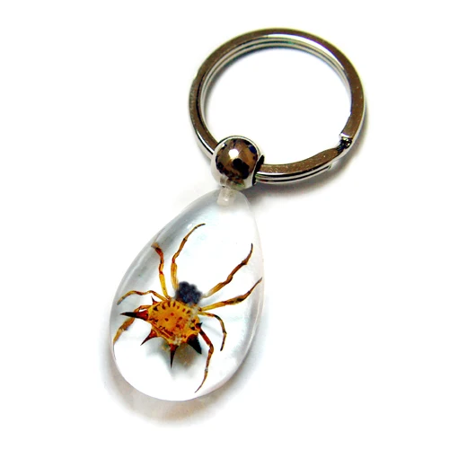 Cool Real Insects Scorpion Resin Specimen Keychain Keyring Custom Make Factory Price Mix Order Promotional Educational Gift