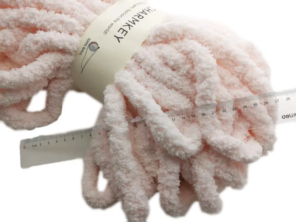 
Charmkey super thick chunky giant yarn 100% polyester hank yarn for a chunky baby blanket or scarf price 