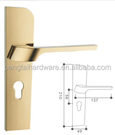Zinc alloy material high quality door 2024 new hot selling design door handle lock