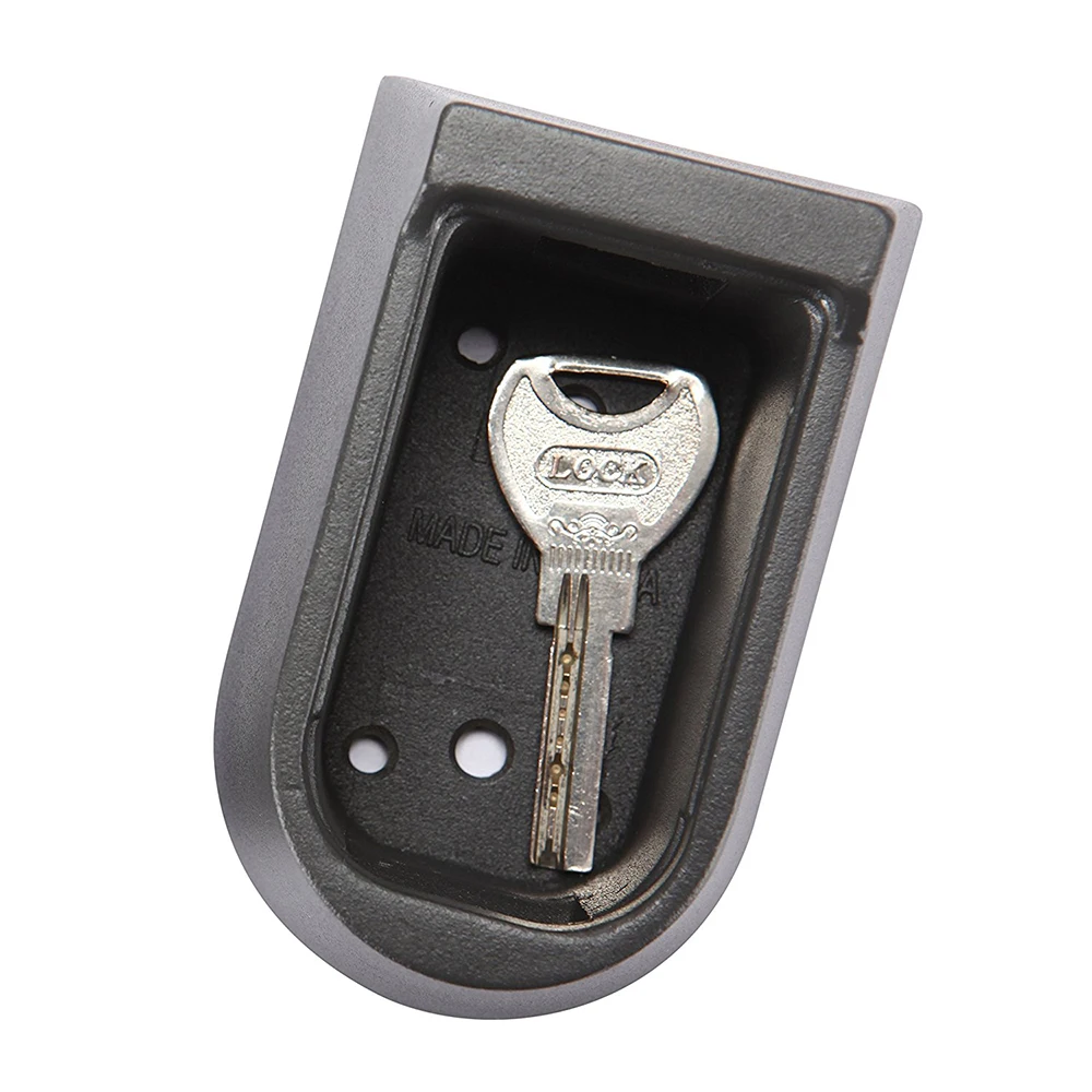 10-Digit Push Button Wall Mount Key Storage Box Combination Lock Zinc Alloy with Keys Security Organizer Boxes