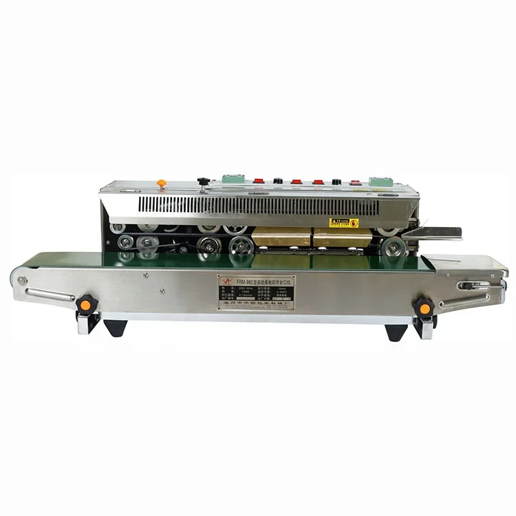 
FRM-980W continuous band sealer with DATE PRINTING system 