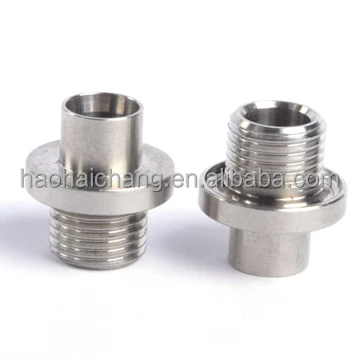 Custom metal stainless steel left hand thread flange bushing