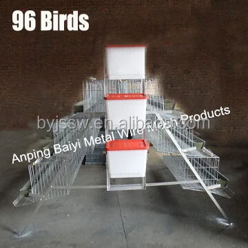 a type battery cage for poultry layers / chicken laying egg cages / bamboo chicken coop