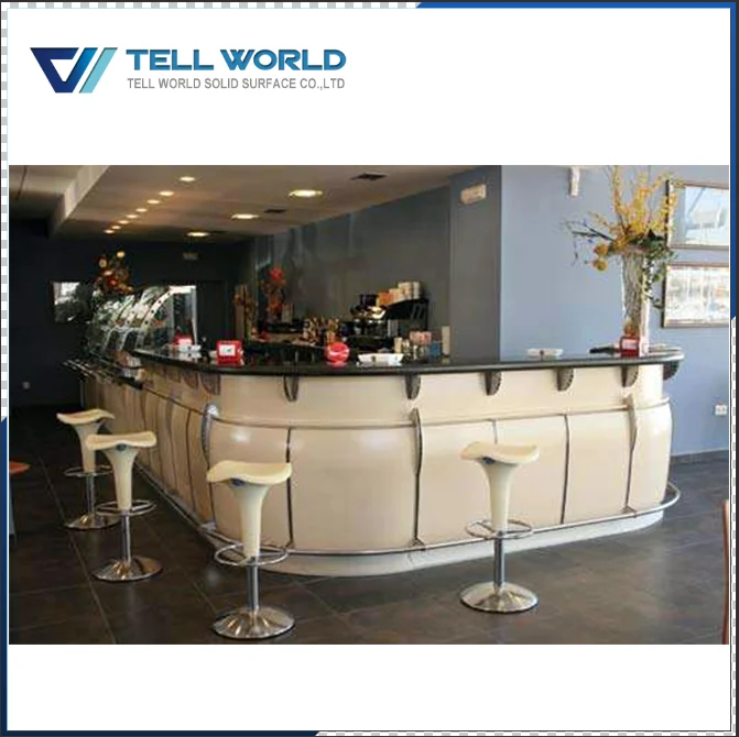 
Luxurious convenience store counter ready made bars counters 