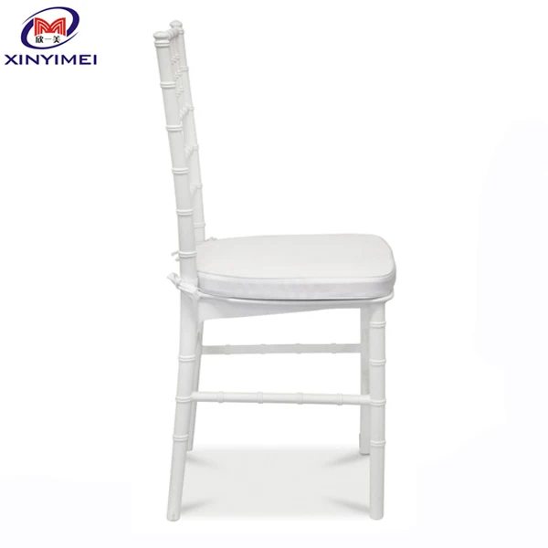 Good quality white resin tiffany chair chiavari chair