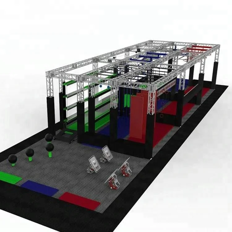 Standard Ninja Warrior Kids Obstacles Equipment for Sale Ninja Warrior Course for Trampoline Park