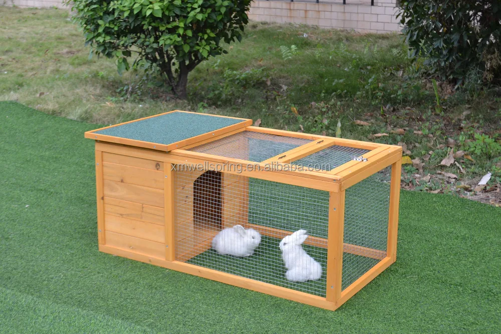 
wooden rabbit cage 