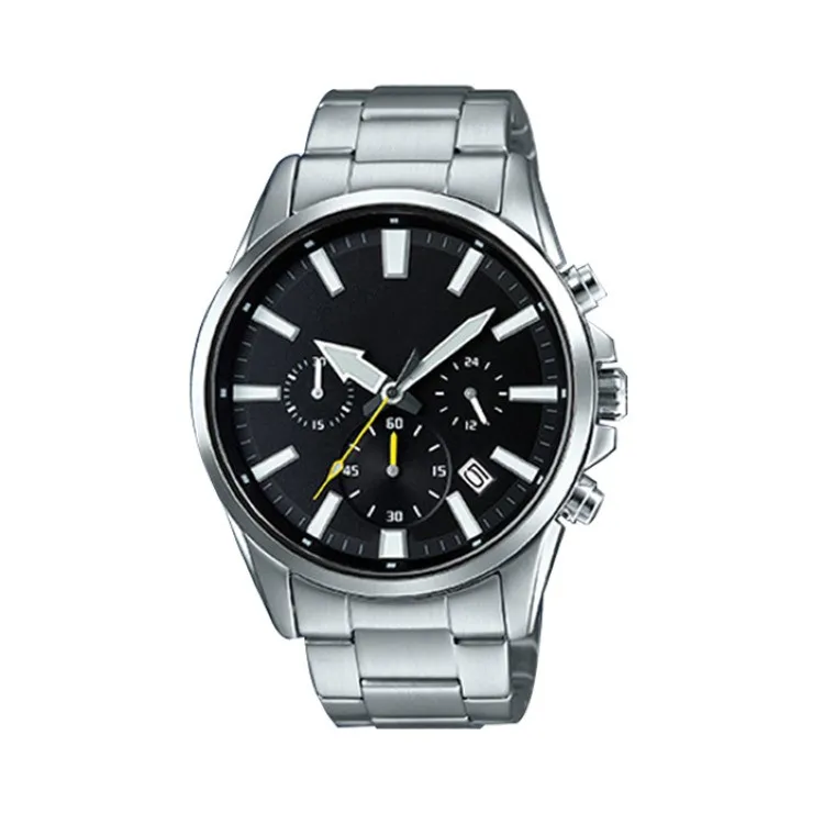 stainless steel strap wrist watch dial calendar watches luminous blu-ray waterproof watch for couples or men