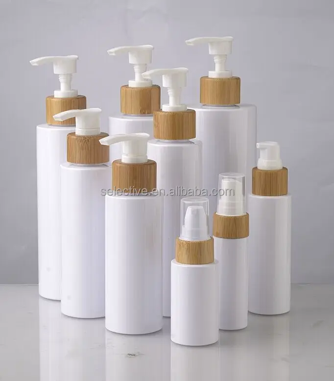 recycled 500ml 1000ml empty white pet plastic spray pump bottle for shampoo