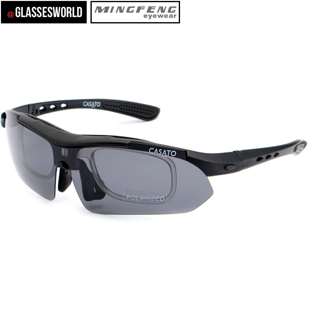 
CASATO New Men Bike Polarized Sports Cycling Sunglasses 