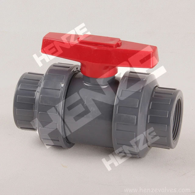 Plastic UPVC, CPVC, PPH, PVDF, FRPP Threaded Plastic Float Ball Valve