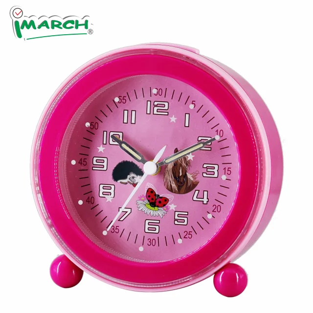 iMSH ML11501 Quartz analog clocks table desk bedside Melody alarm clock wecker despertador customize music analogue alarm clock