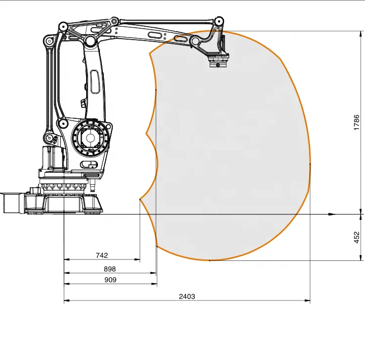 ABB Factory Automatic Palletizing Robot Palletizer Industrial Robot Packaging Line Ordinary Product Case Bearing,plc Pneumatic