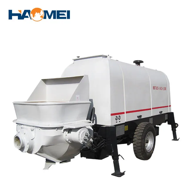 Trailer new never used concrete grout pumps