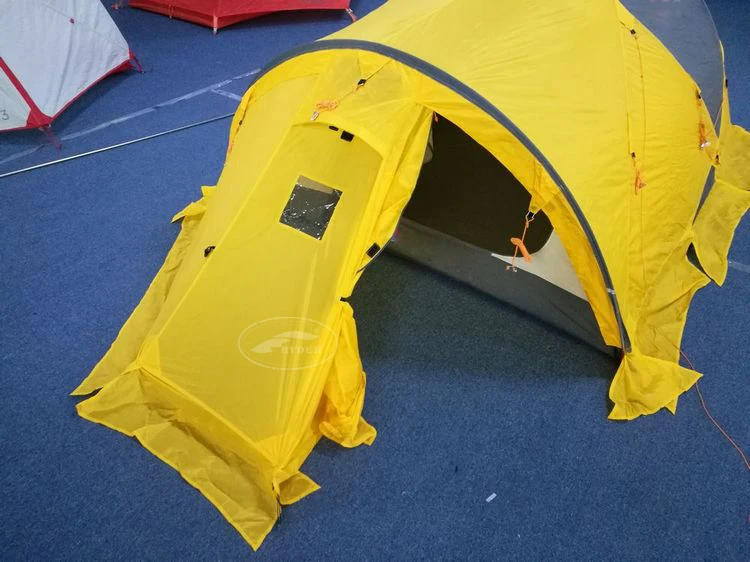 Custom Manufacturing Top Brands Strong Windproof Tactical Geodesic Base Camp Tent For Winter High Altitude Utility Sports