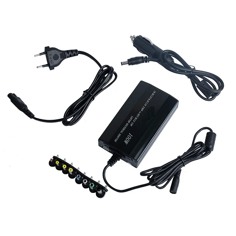 
AC DC Dual Input Adjustable Output Voltage Charger AC Input DC Input Adapter USB Charger 