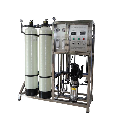 Factory Reverse Osmosis Sachet Water Plant 0.5T/L Manual Flush RO Water Desalination Treatment Machine