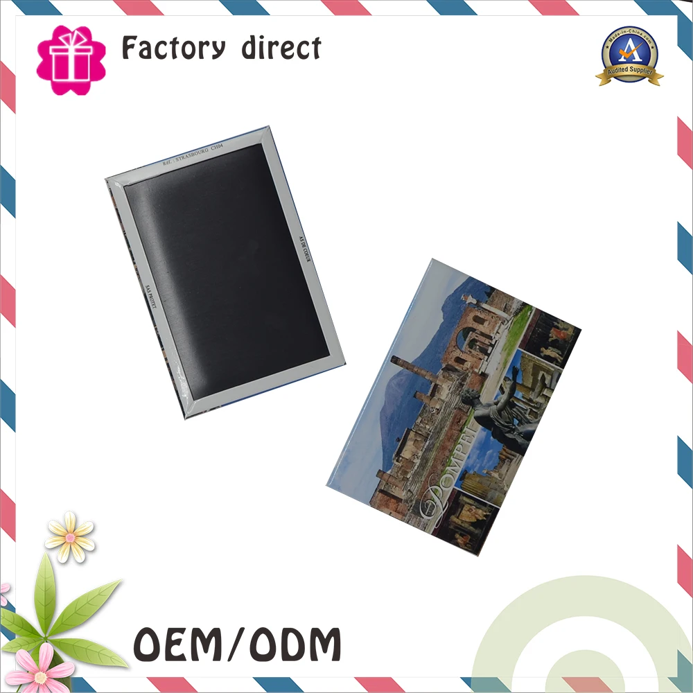 China Factory Tinplate Paper Epoxy Custom Fridge Magnet Bookmark