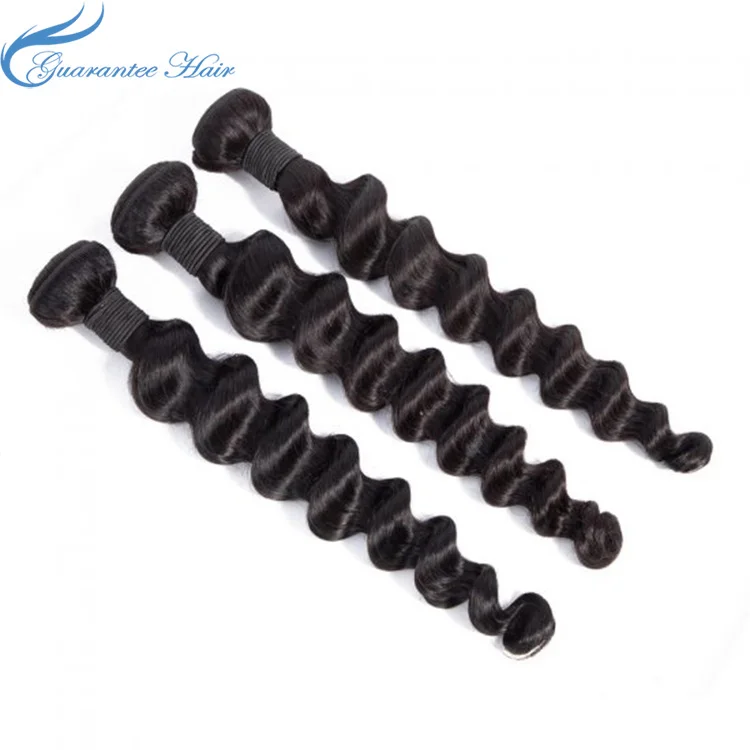 
China Factory Guaranteehair 9A remy grade loose deep wave hair bundles 