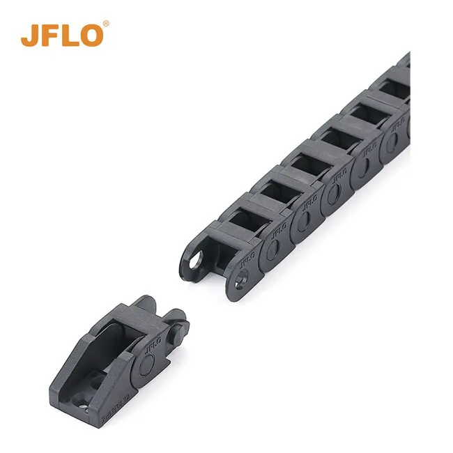 JFLO cable carrier for cnc machine,miniature series  cable chain, 10X10 drag chain