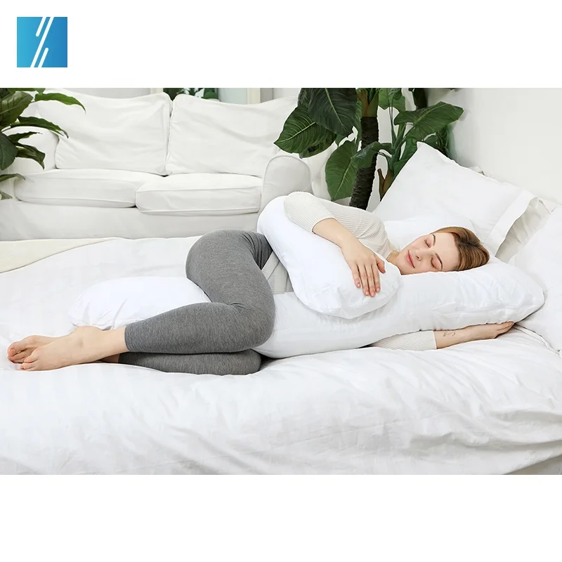 
Maternity Comfortable Chiropractic Side Sleeper Full Body Pillow Pregnancy 