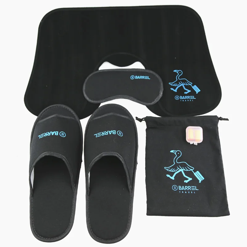 Набор для путешествий на самолете в индивидуальной сумке на шнурке