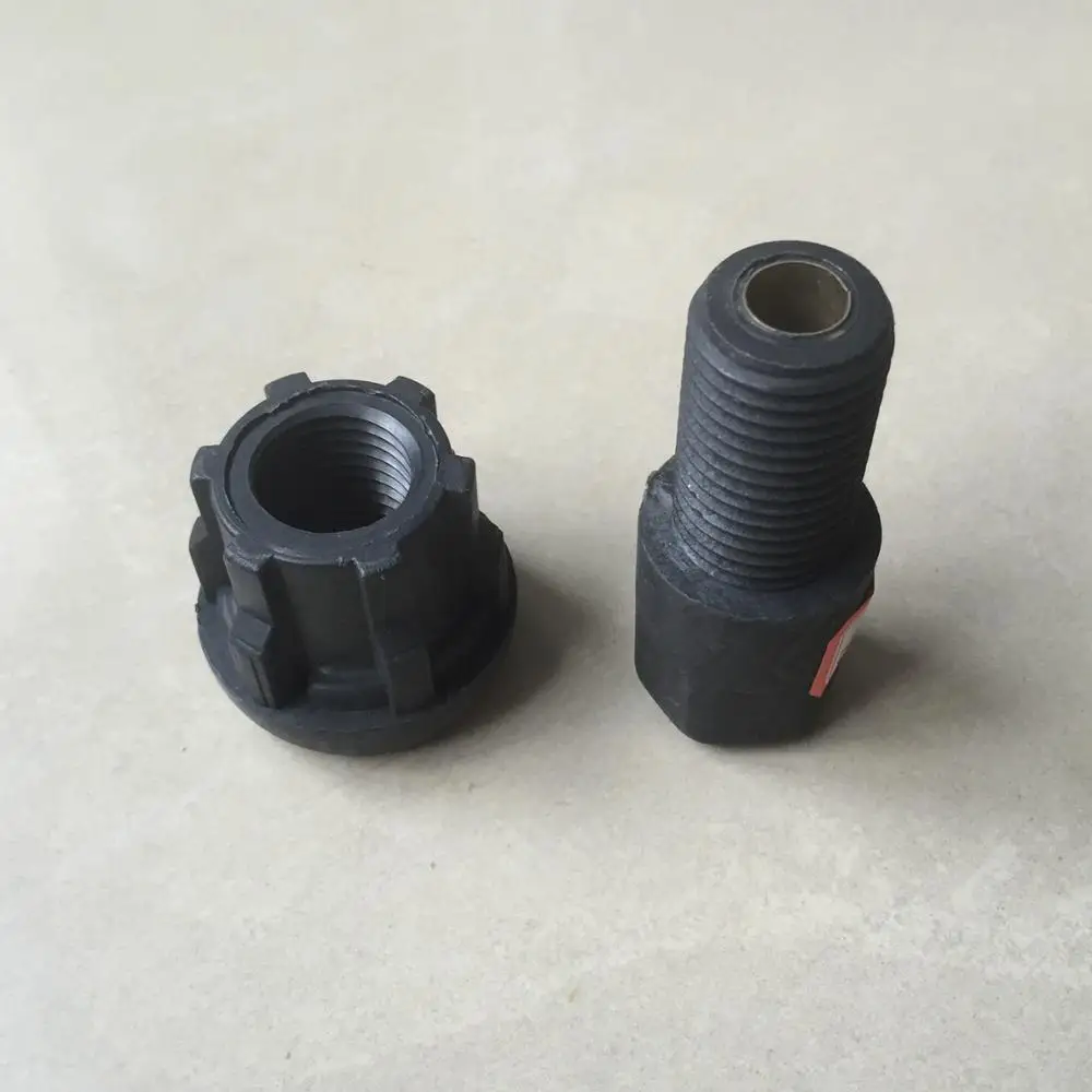 Flanged Zamak Bullet Foot insert for 1-1/2' Round Tube