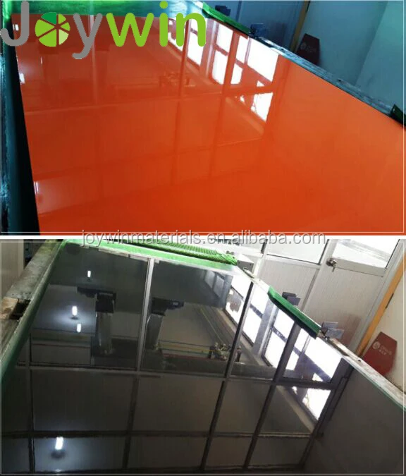 
China factory Shenzhen supplier high gloss UV coated decorative laminate plywood sheets 