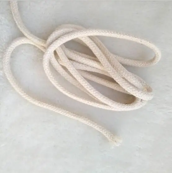 2/ 3/4 / 5mm Cotton Rope Sash Cord Twine Washing Clothes Natural White Thong String Twine Jewellery Making Thread