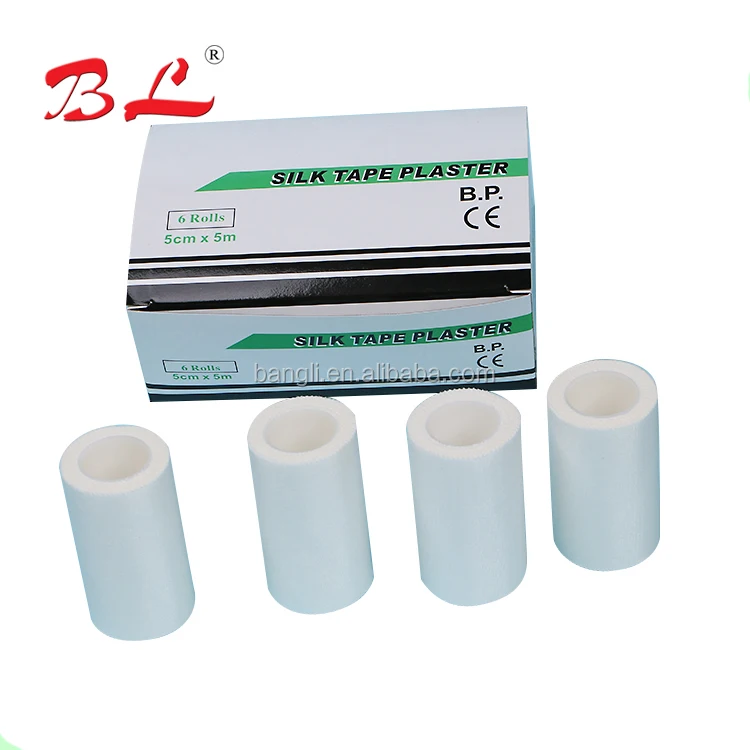 Easy to tear medical silk tape