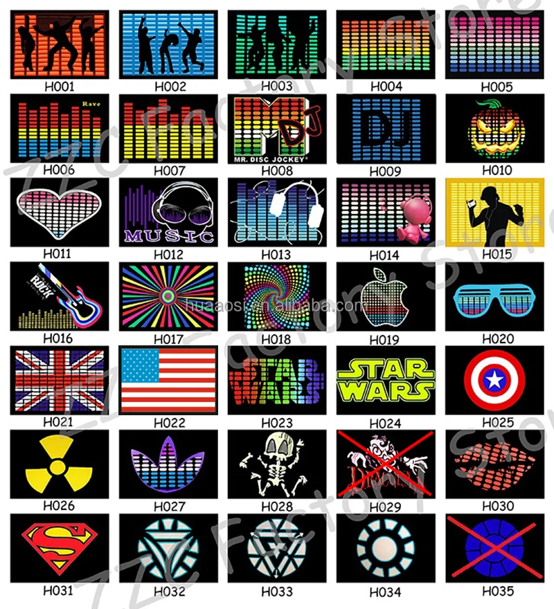 Free sample 2020 China made flashing music sound control el panel light led tshirt for Christmas party