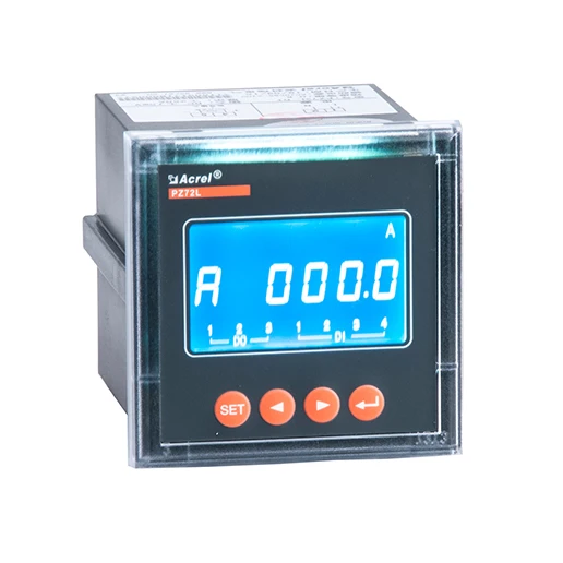 
dc digital panel amp meter current meter ammeter with LCD display input dc 0-9999A with RS485 modbus accuracy 0.5 PZ72L-DI 
