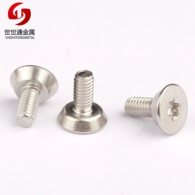 Stainless Steel Torx Drive Flat Head Undercut Machine Screws