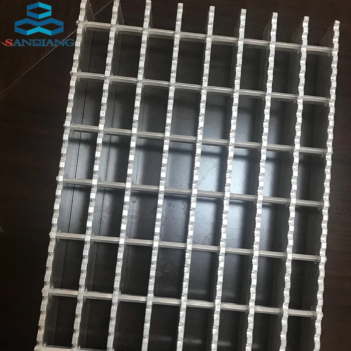 Grip-Strut aluminum bar cross safety walkway grating