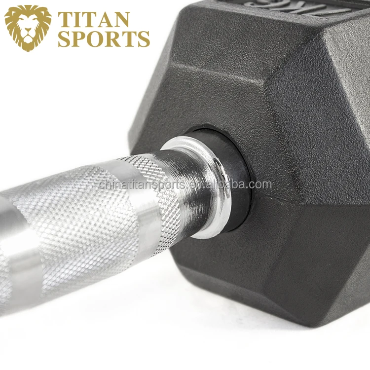 Comercial used Hex Rubber Dumbbell Set