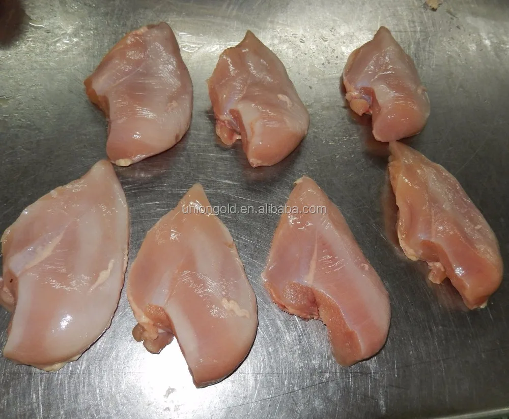 frozen boneless skinless Halal Chicken breast/fillet vacuum pack