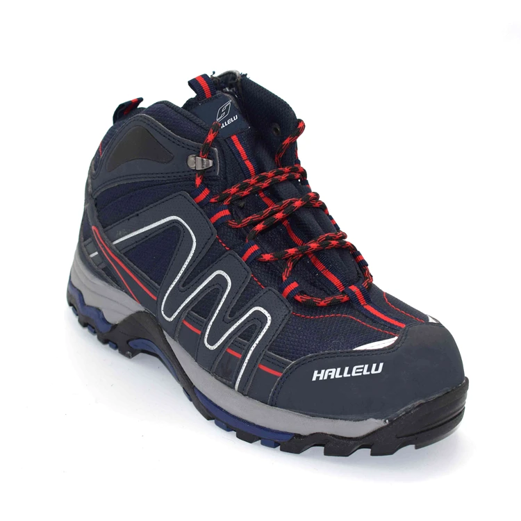 
China manufacturer leather steel toe cap industrial working men safety shoes 