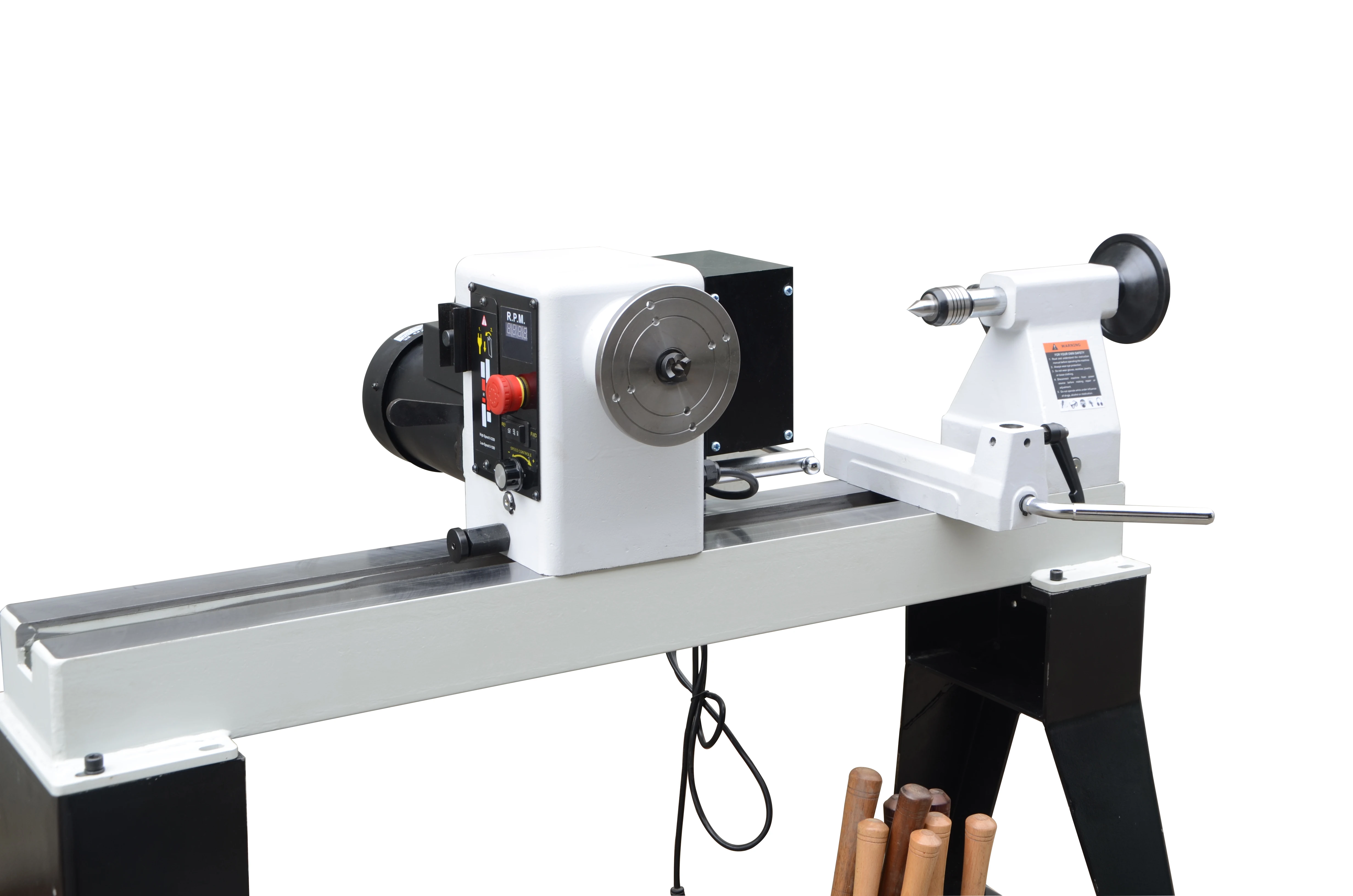 HM1642 low price heavy duty wood lathe with stand
