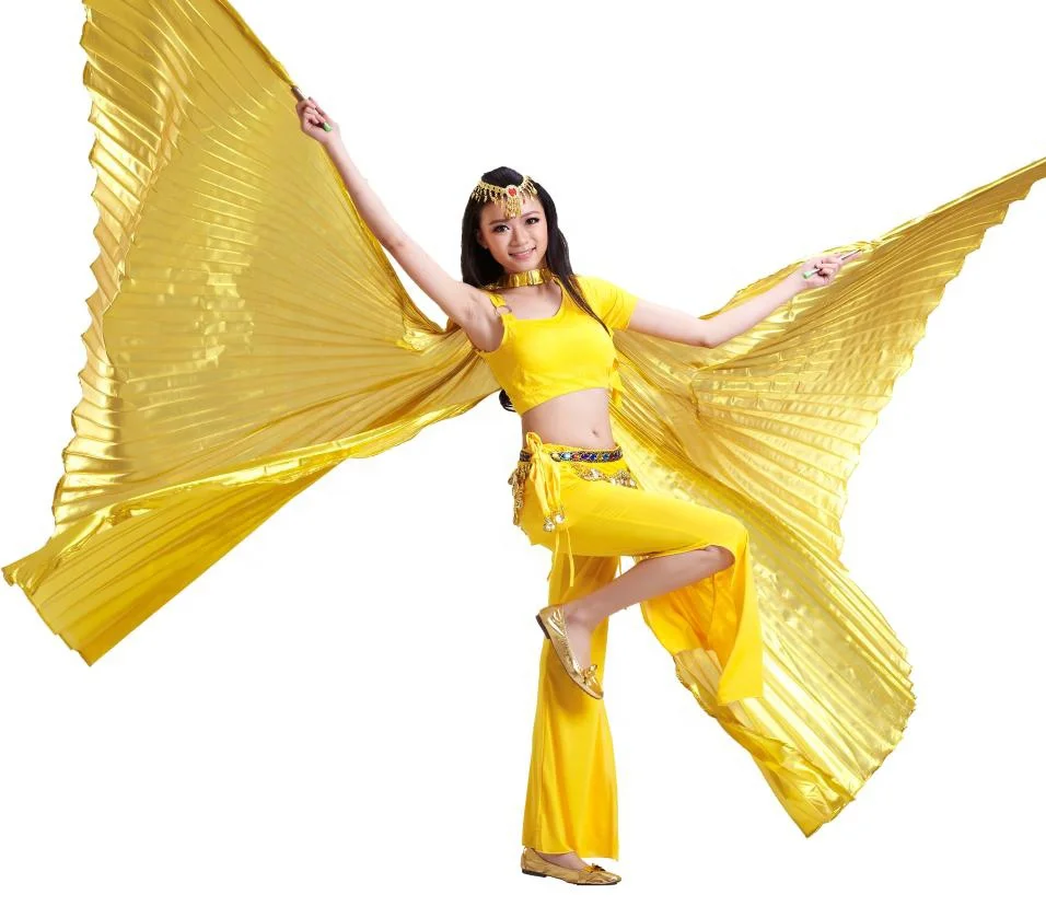 New Bestedance Opened or Closed Professional India Egypt Belly Dance Costumes Isis Wings 20 Colors