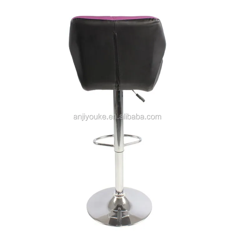 
Wholesale Modern PU Leather With Backrest Swivel Bar Stool for Pub Office 