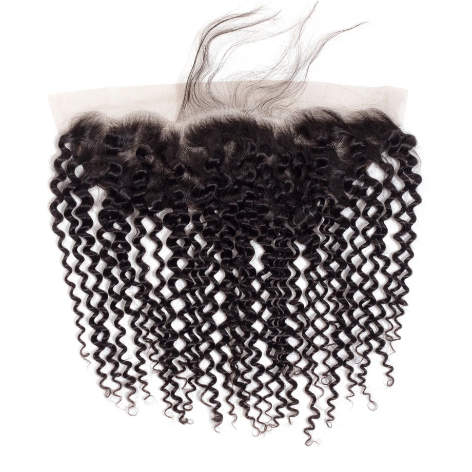 
afro kinky curly virgin malaysian hair 13x4 closure ear to ear hd lace frontal 