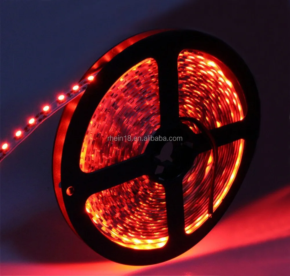 
5m 300 LED RGB 3528 SMD 12V Flexible Light 60 Led/m Waterproof 3528 LED Strip Tape 