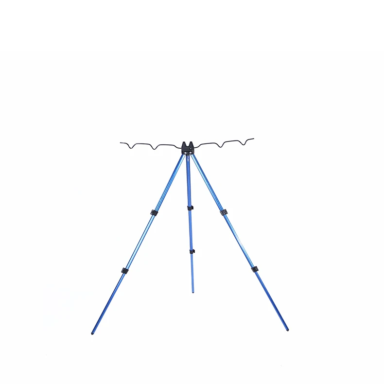 
Portable Telescopic Aluminum Alloy Fishing Rods Tripod Stand Fishing Rod Holder Fishing pole Bracket 