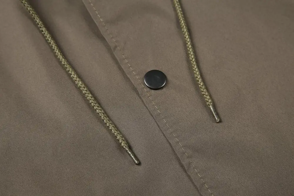 Pongee PU Coating Polyester Rainwear Security Outdoor tactical Raincoat