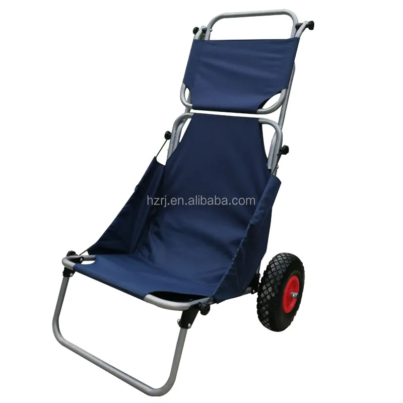 Легкая пляжная тележка Reking, Складная ручная тележка и стул в одном