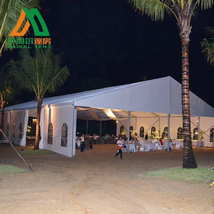 20 x 20 big outdoor white pvc wedding commercial party tent