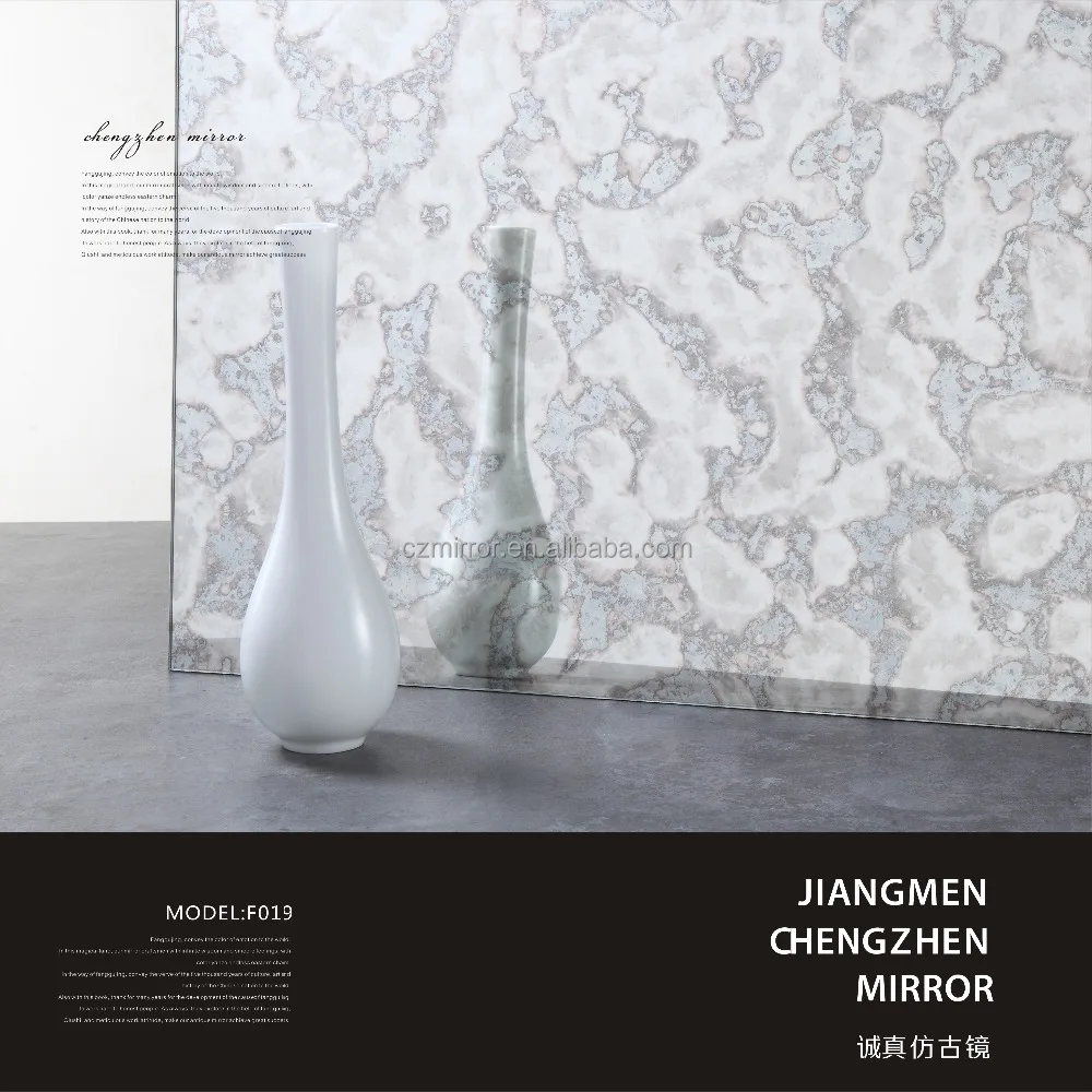 Professional Colored Mirror Glass Sheet Antique Mirror Glass Wall Mirror Decoration