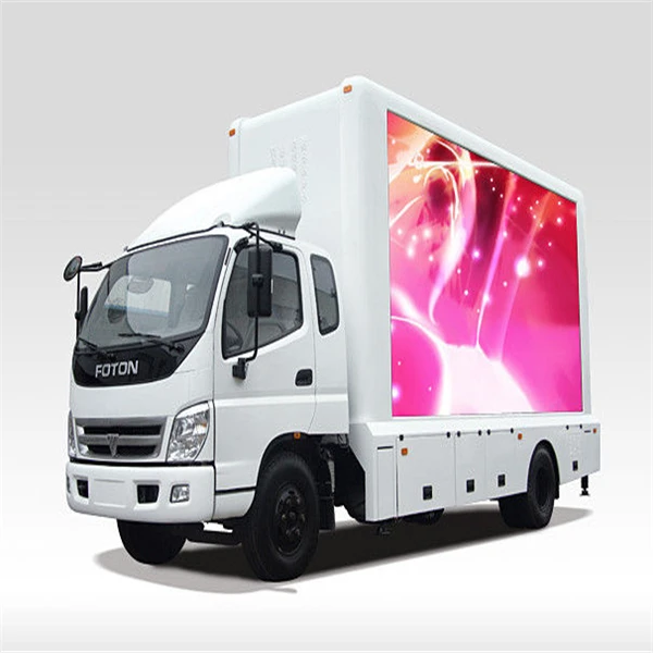 Outdoor p10 mobile advertising led screen /vehicle/van/trailer/ mounted truck led display